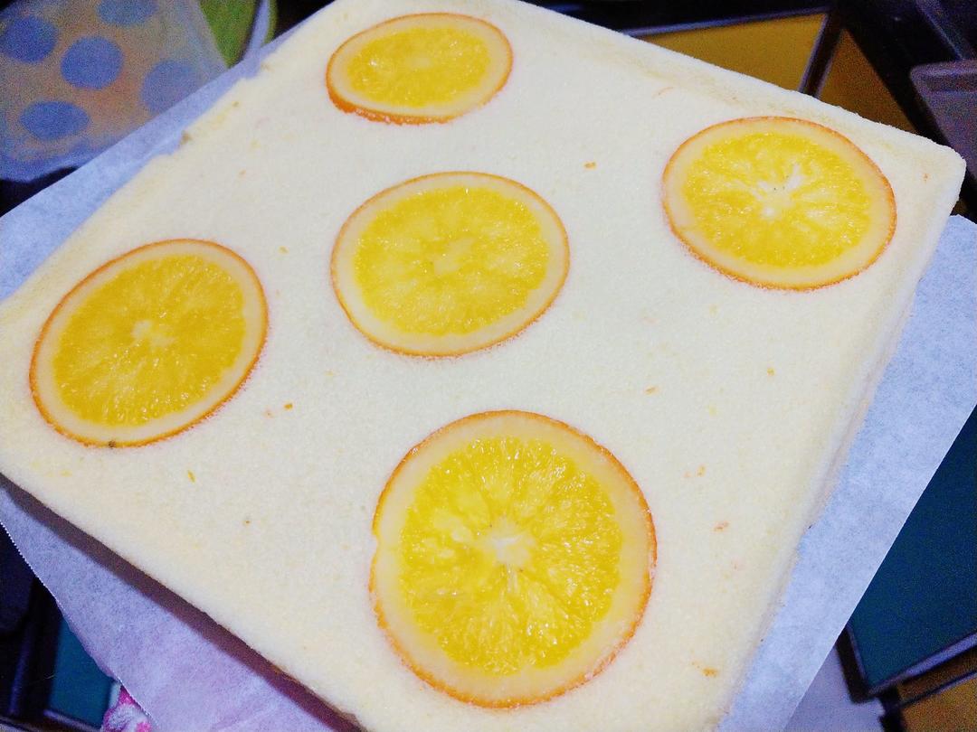 满满“一颗橙子”的香橙蛋糕卷