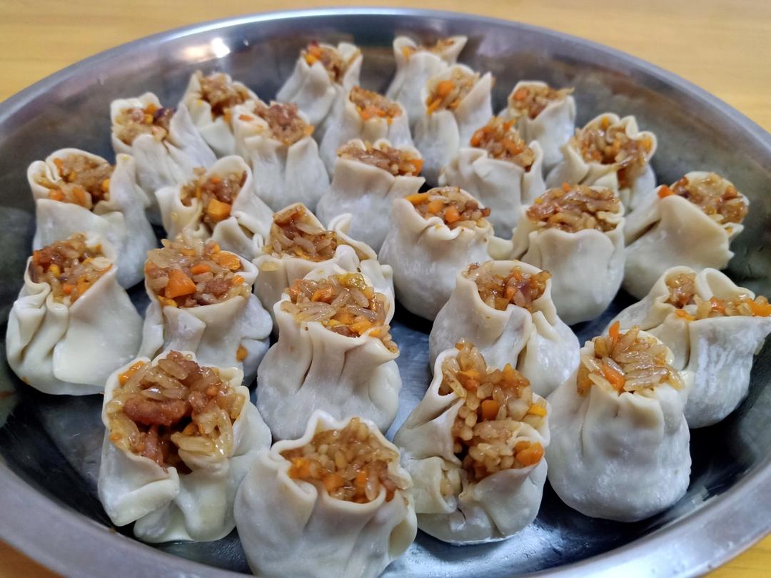 包烧卖的手法