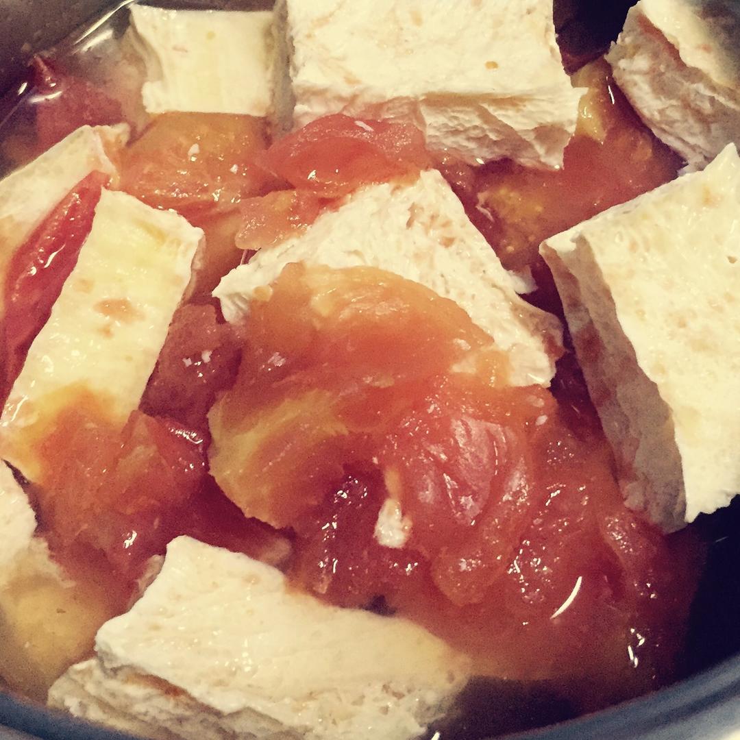 简单粗暴番茄豆腐汤