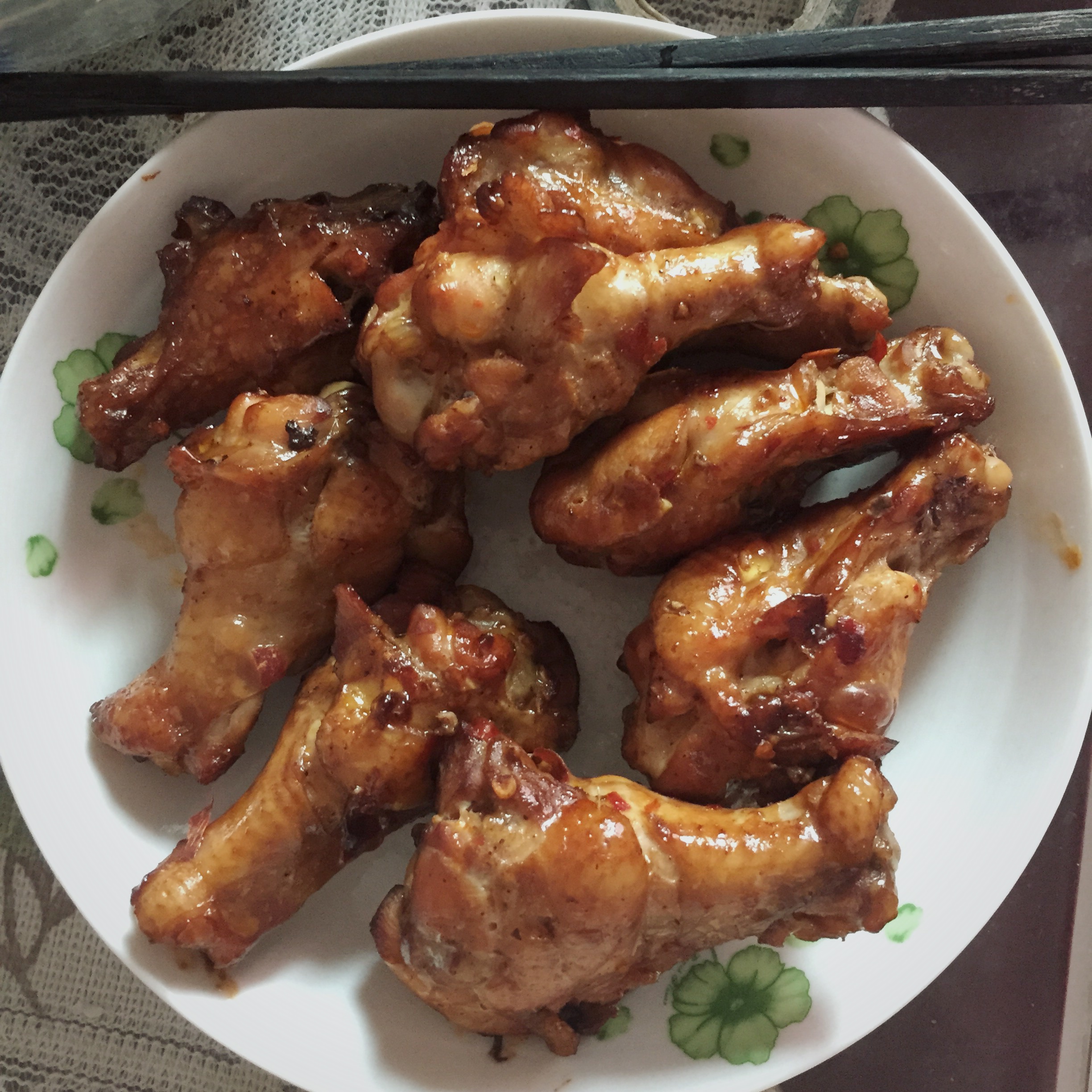 蒜香蜜汁烤鸡翅
