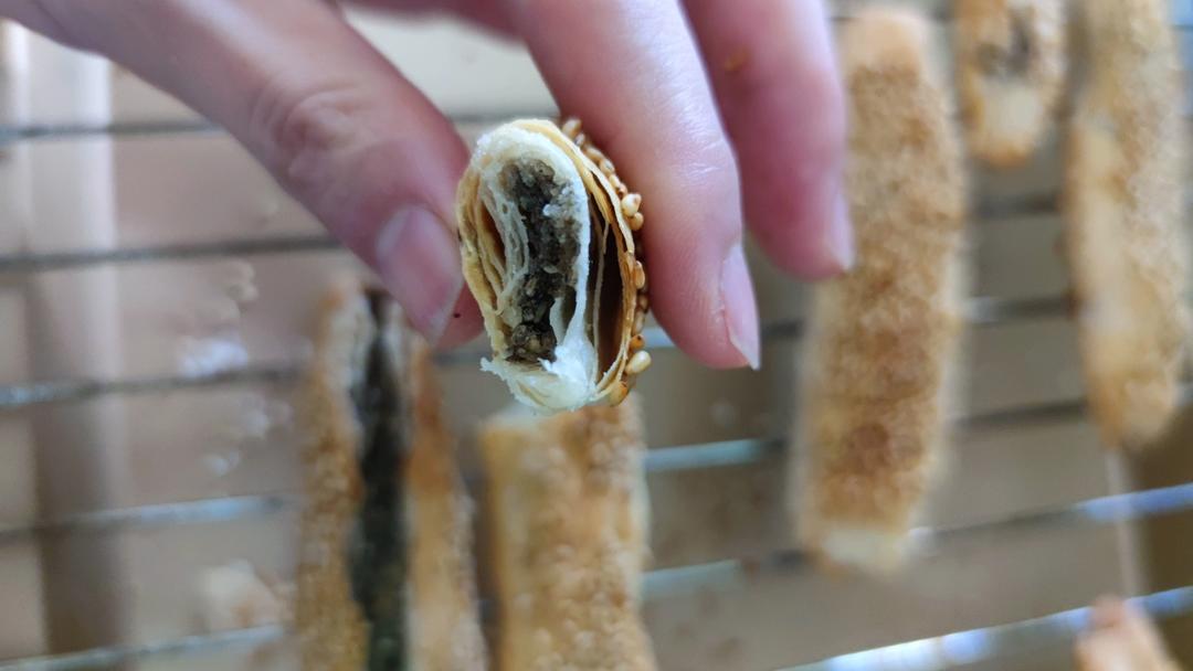 椒盐牛舌饼（自制椒盐馅儿）