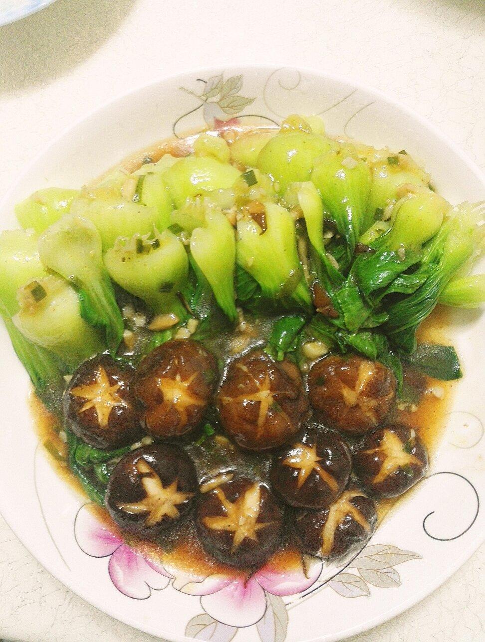 蚝油香菇小油菜
