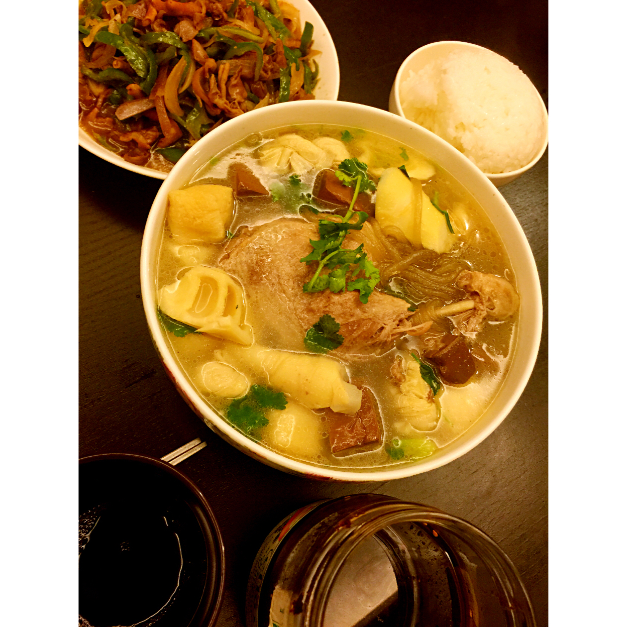 老鸭粉丝汤