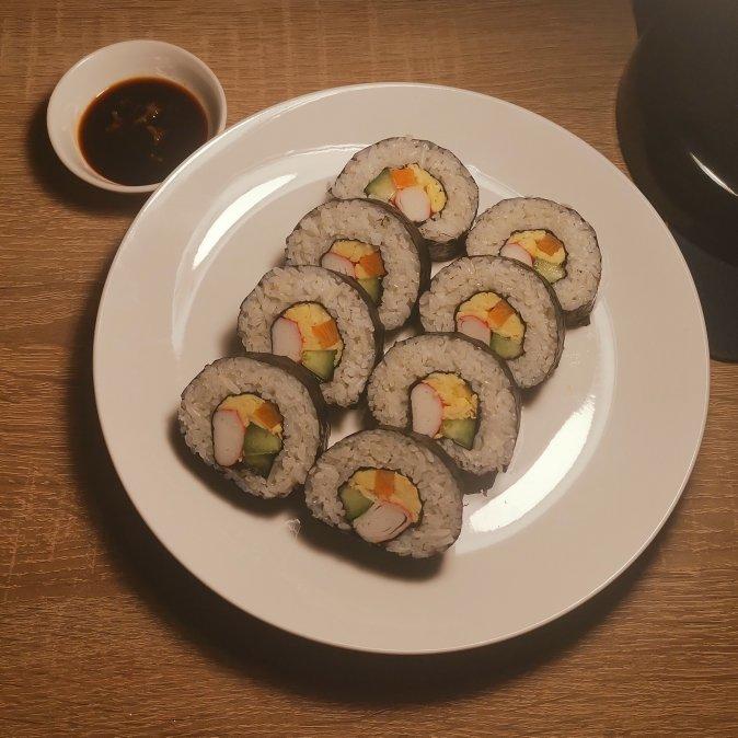 高颜值的紫菜包饭