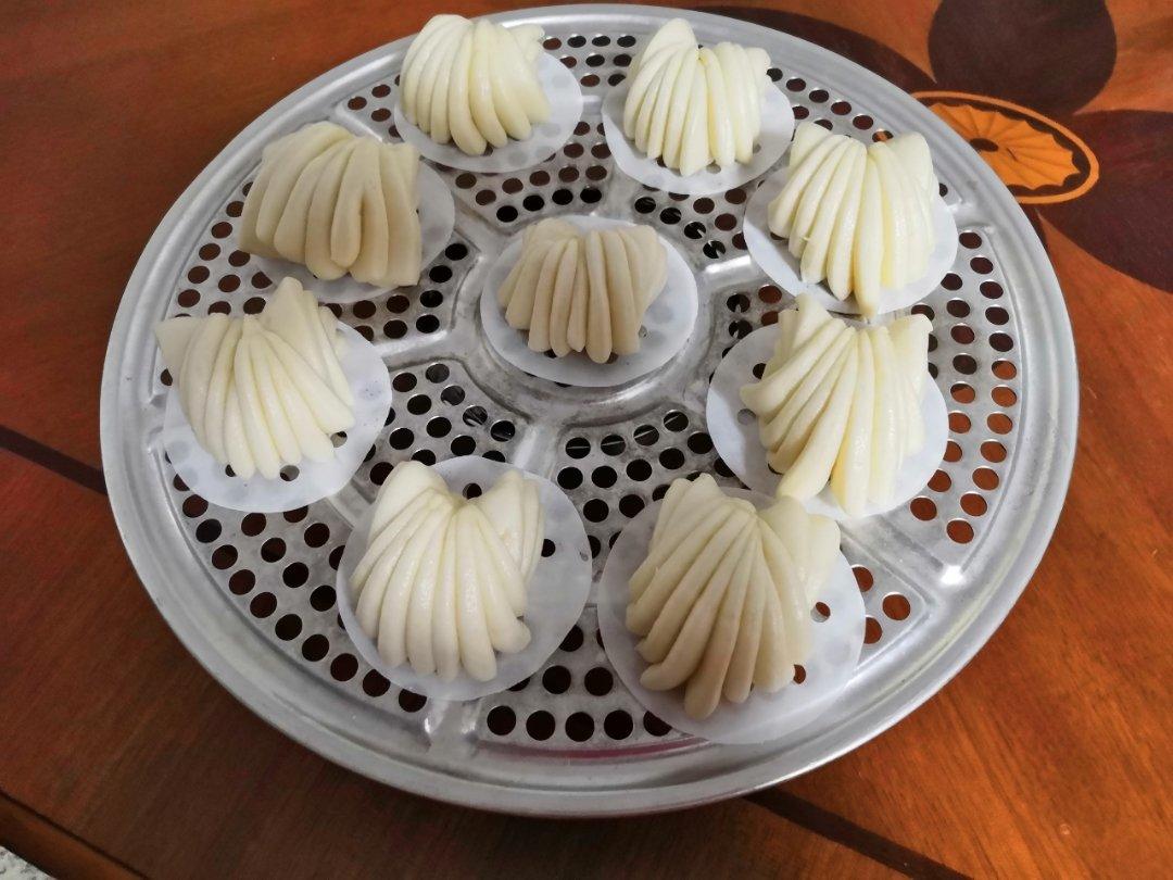 造型漂亮做法超简单的，花卷馒头