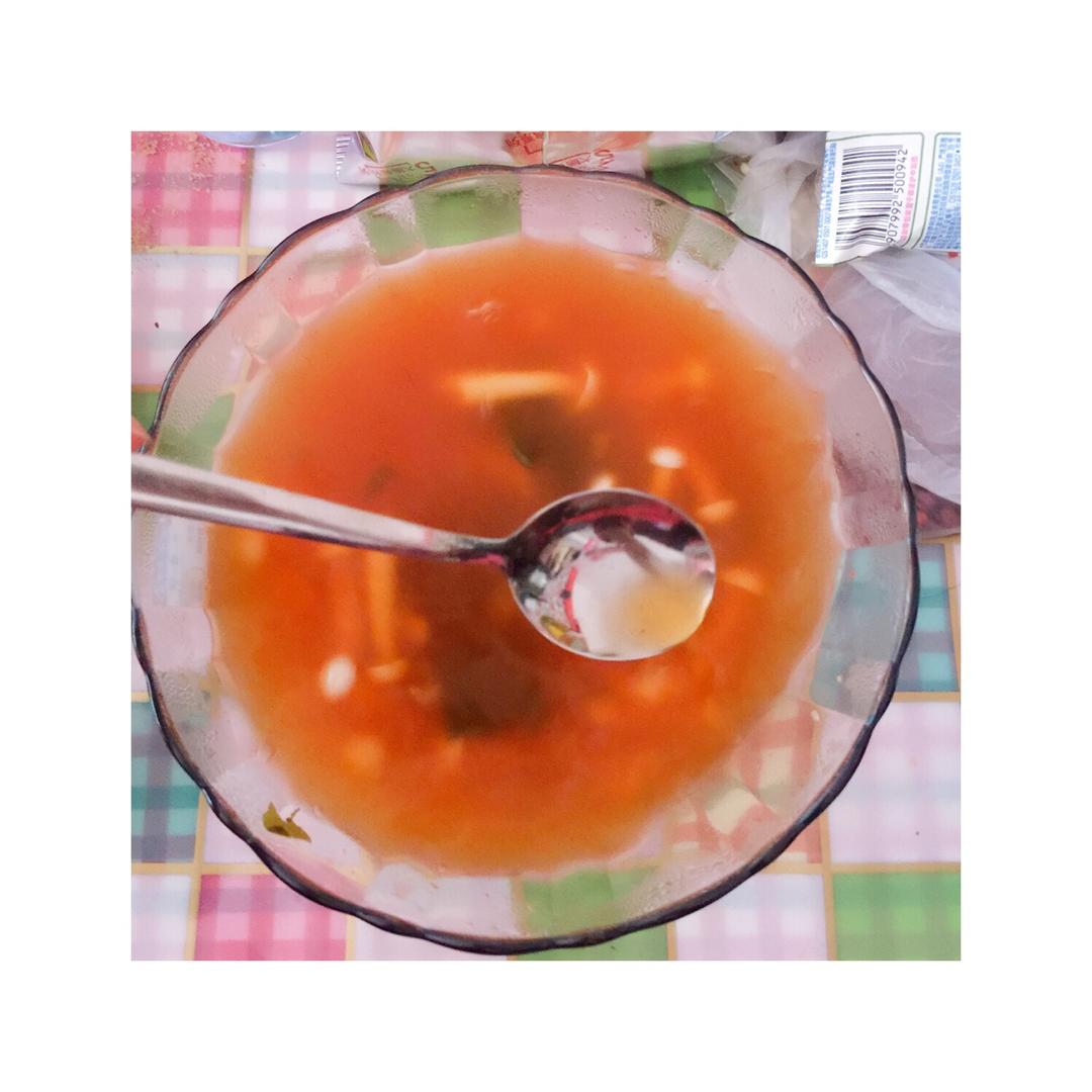 蘑菇海带小虾汤