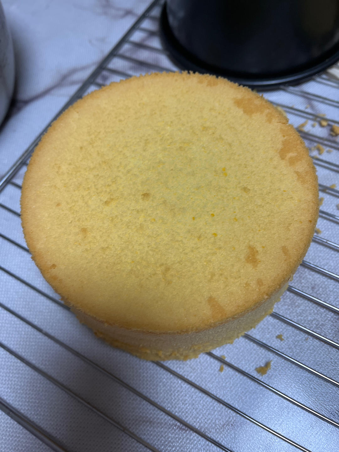 超柔软6寸戚风蛋糕(附8寸配方)零失败 超详细‼️含操作视频