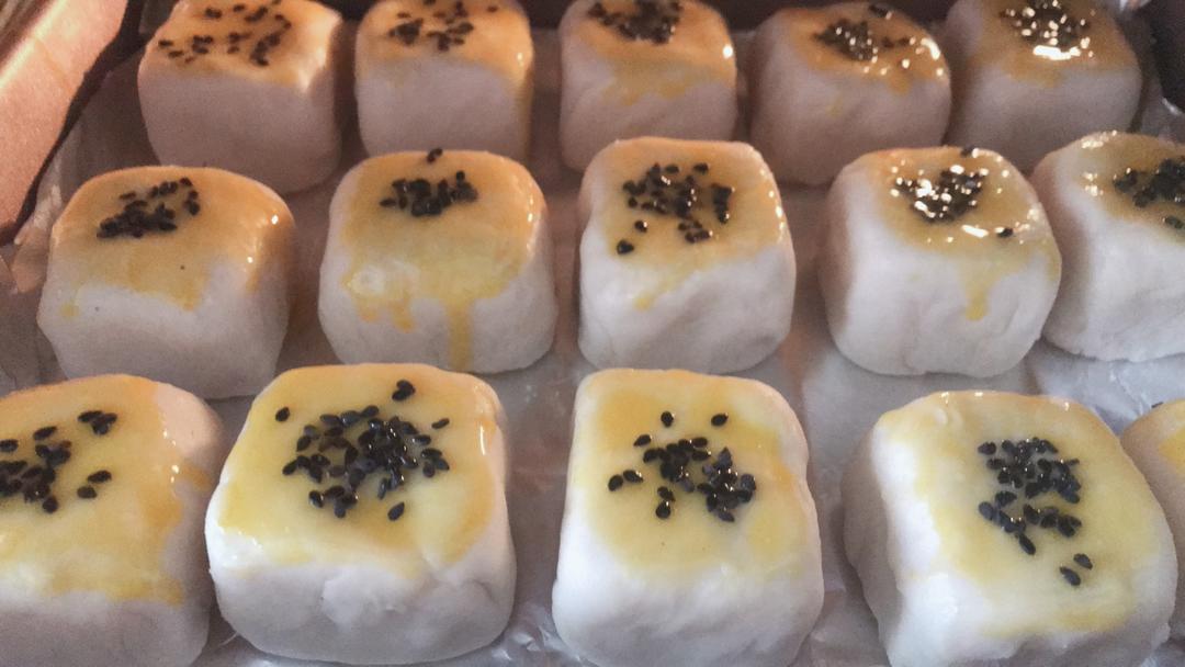 手抓饼版~紫薯仙糕