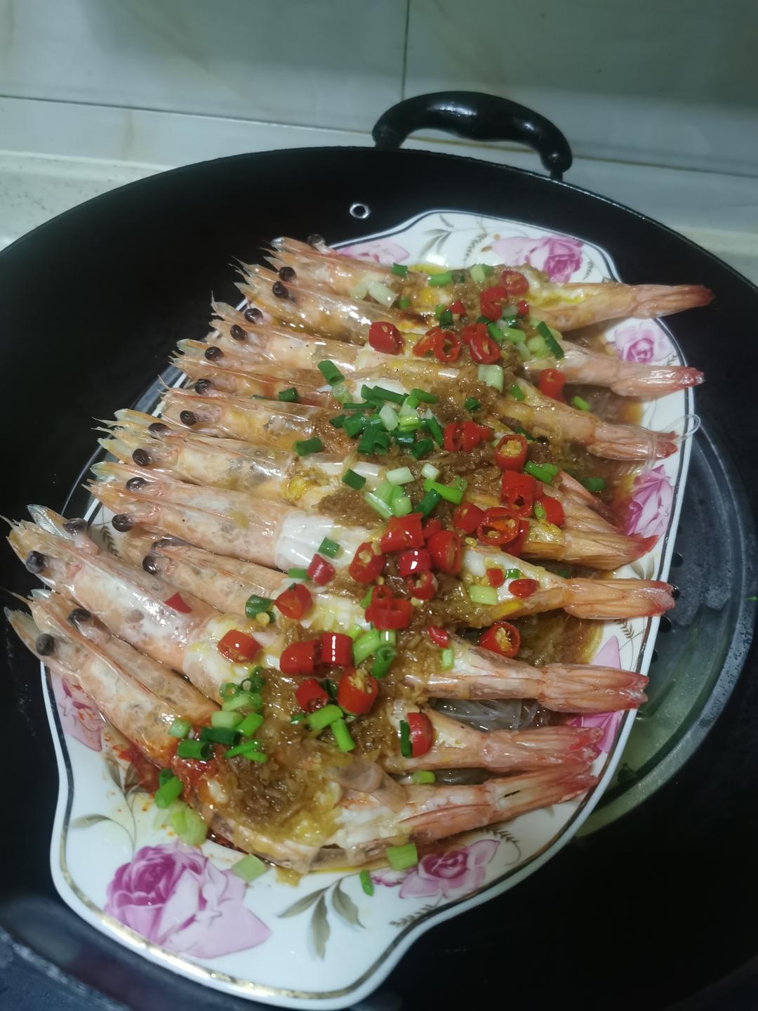 蒜蓉粉丝蒸虾