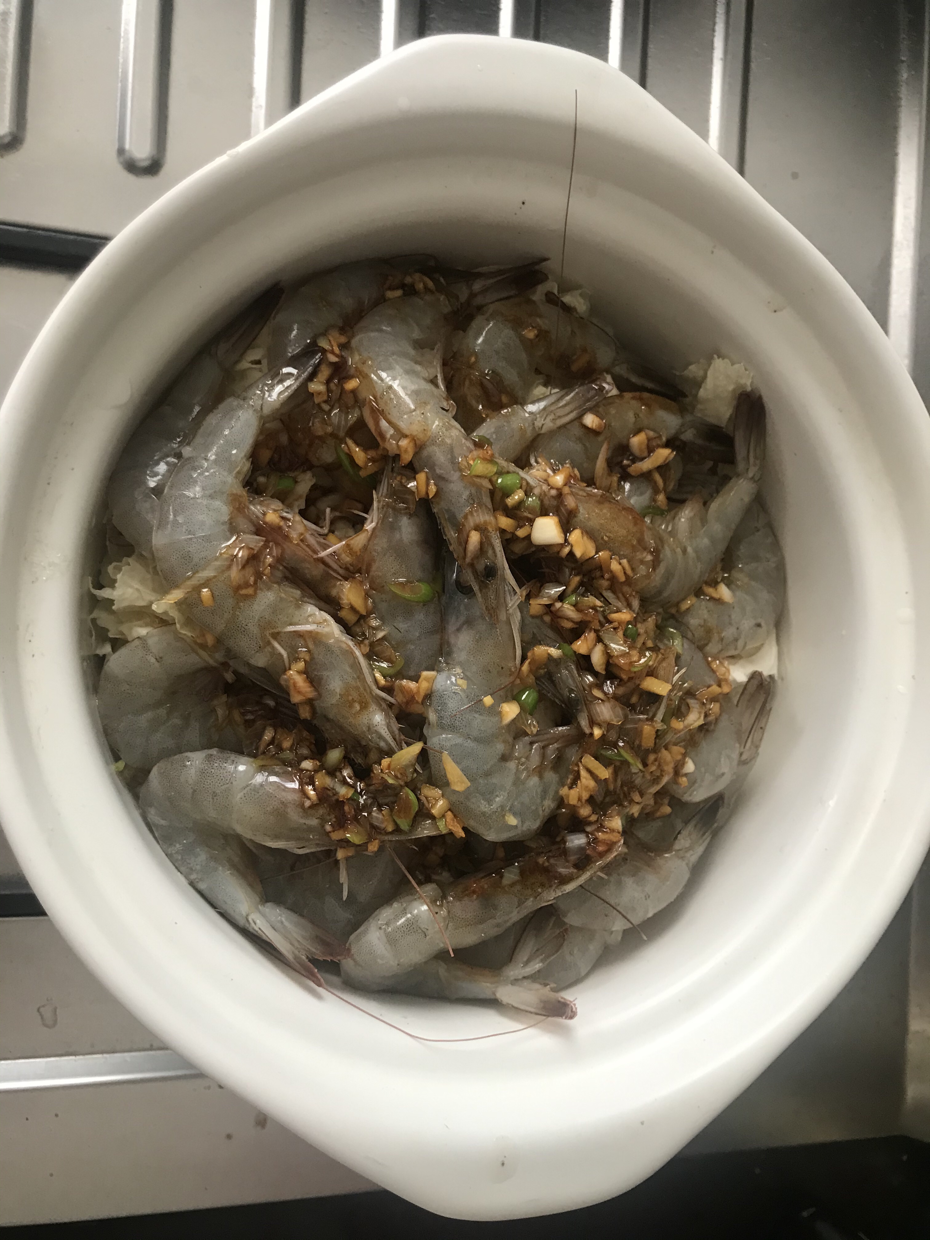 砂锅白菜炖虾的做法 步骤9