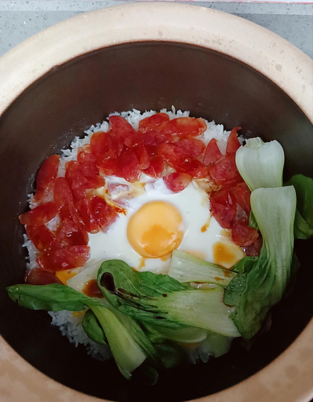 腊肠煲仔饭～15分钟砂锅菜谱