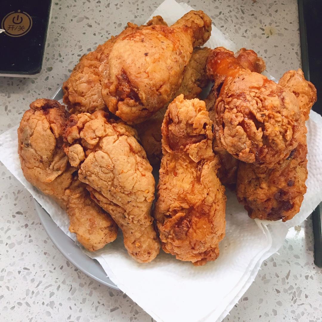 不用炸鸡粉也可以炸出酥脆炸鸡腿
