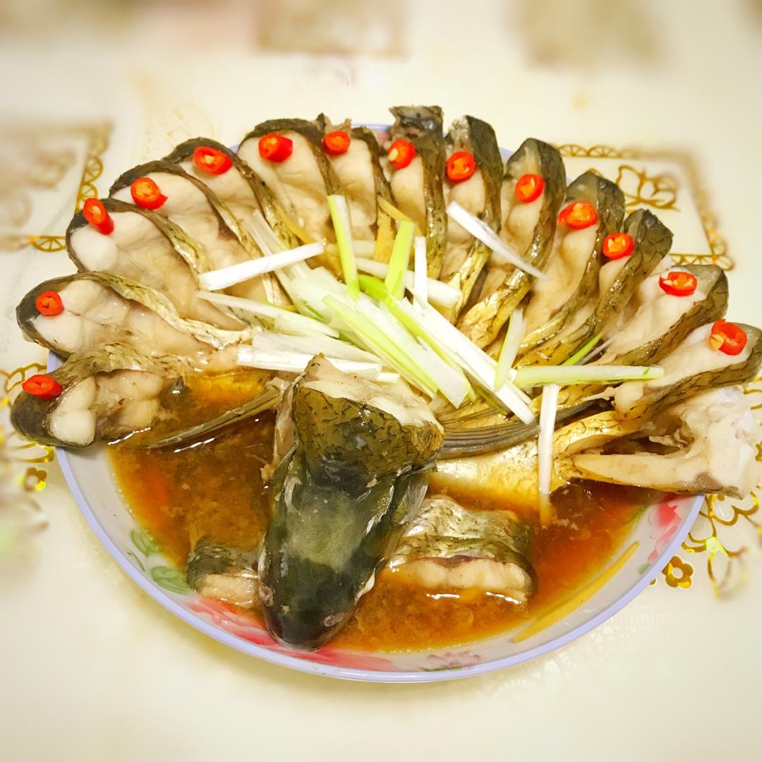 孔雀开屏（清蒸武昌鱼）
