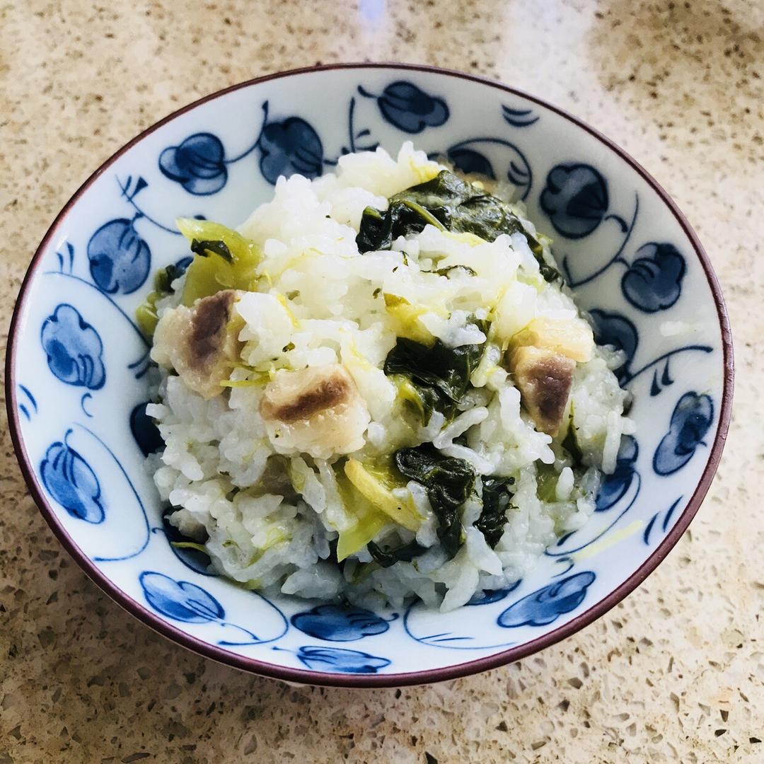 老味道的咸肉菜饭（电压力锅煮）