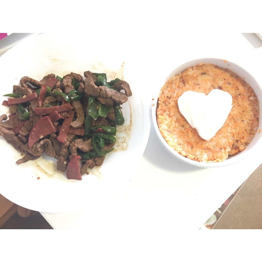 独食喵在德国-熏肠杭椒牛肉