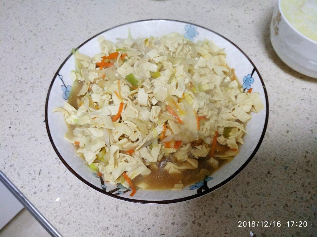 清炒豆腐皮
