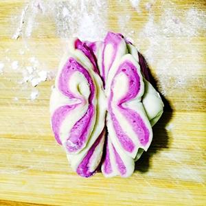 紫薯莲花馒头的做法 步骤15