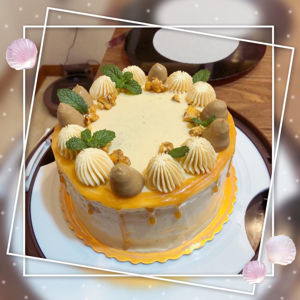 绝配焦糖咖啡奶油蛋糕（6寸）