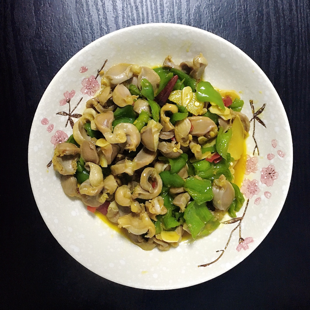 剁椒辣炒鸡胗
