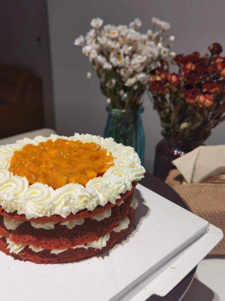 红丝绒蛋糕戚风版