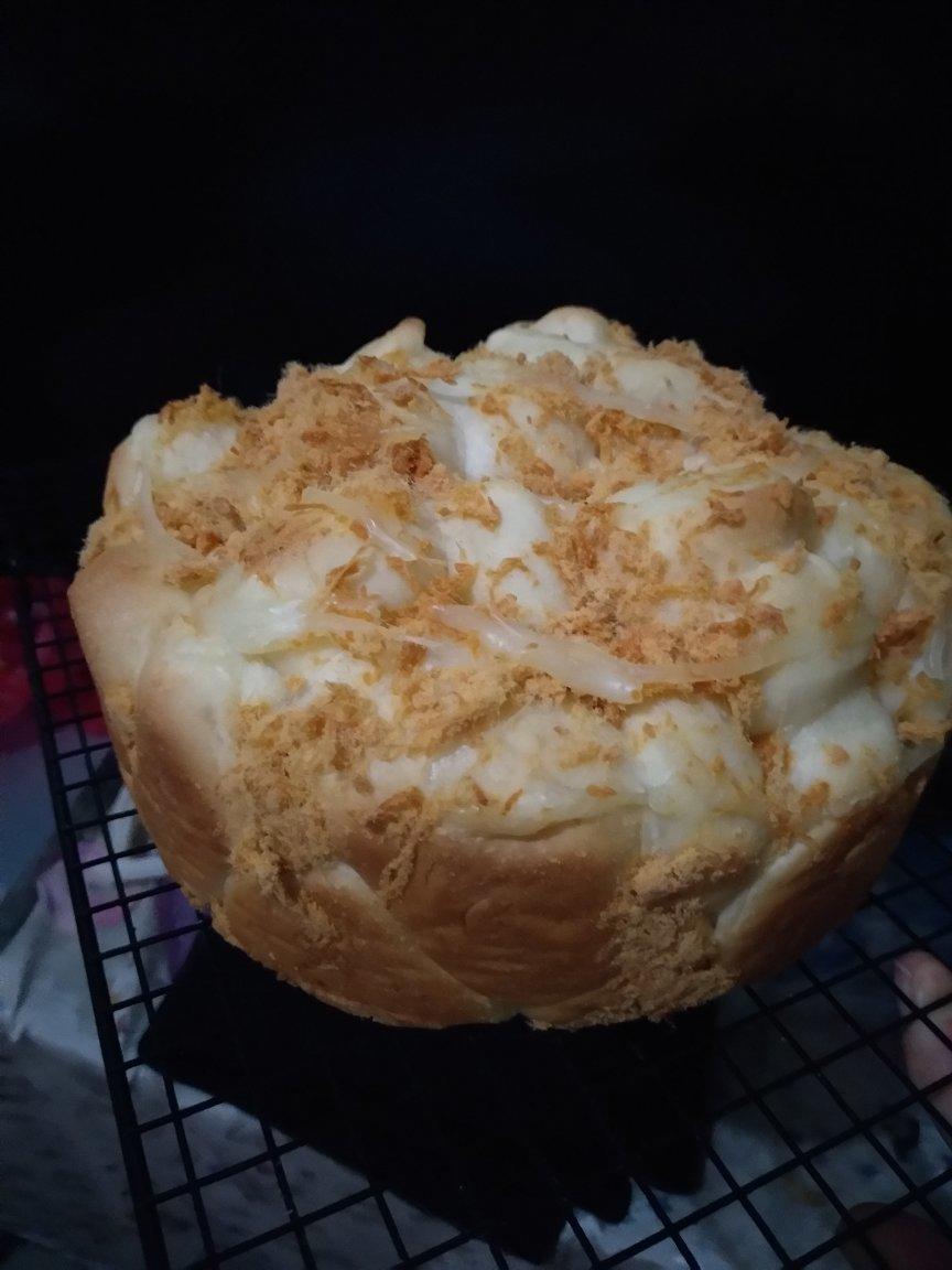 肉松手撕面包—超软会爆浆的面包哟