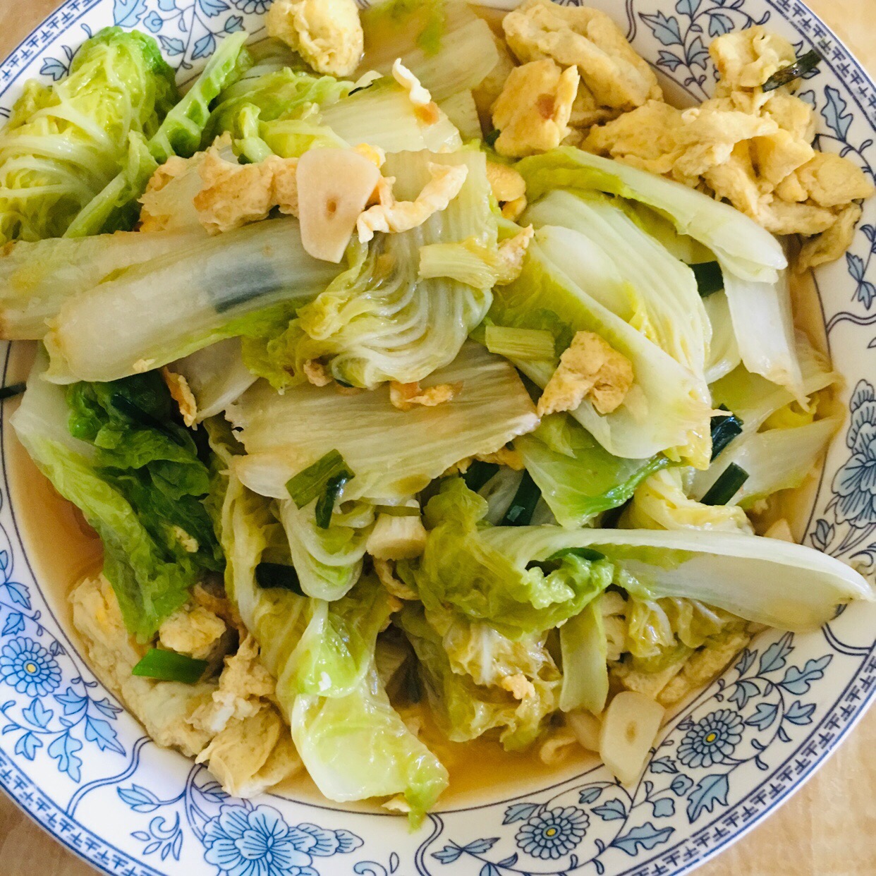 一只我-7做的白菜炒蛋