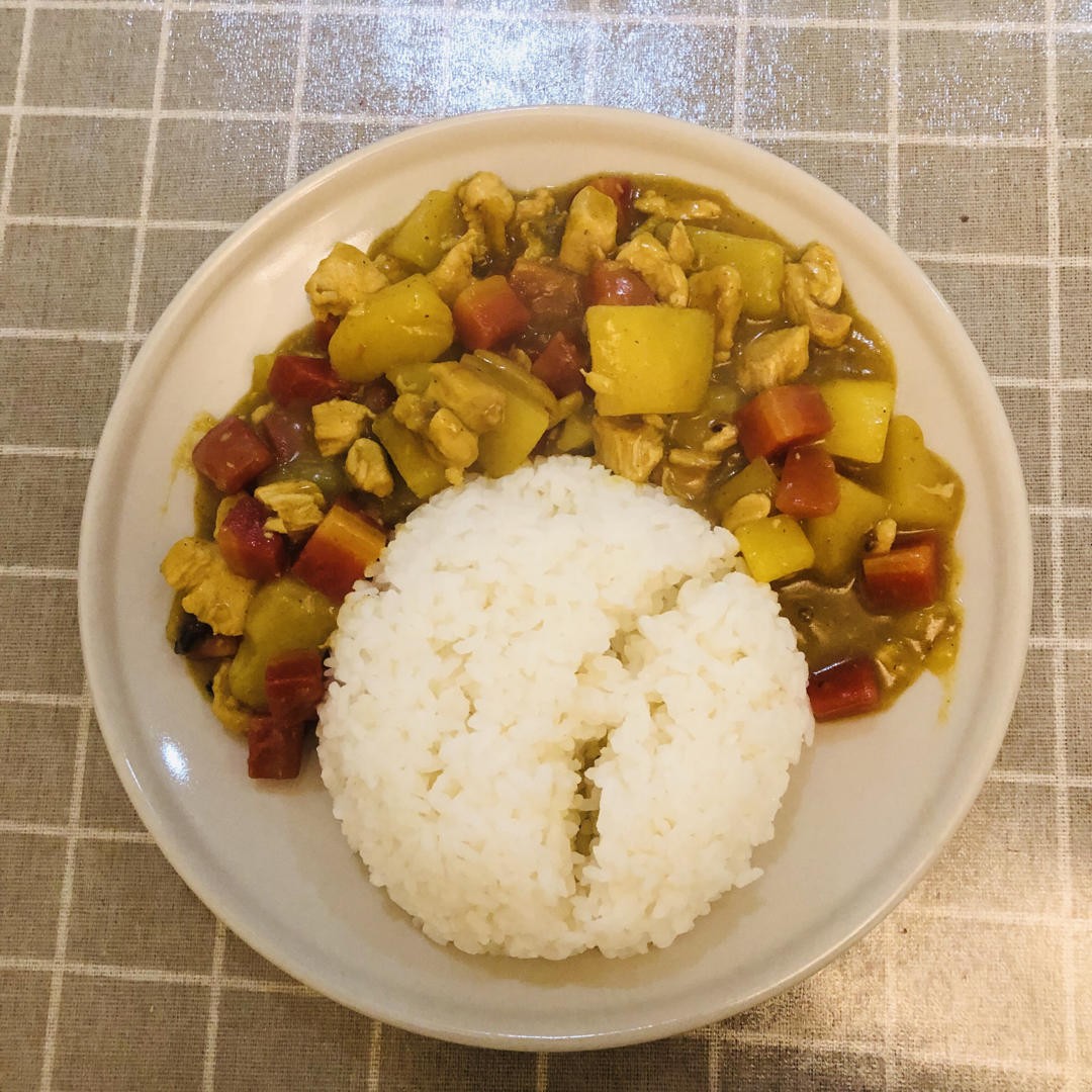 咖喱鸡饭