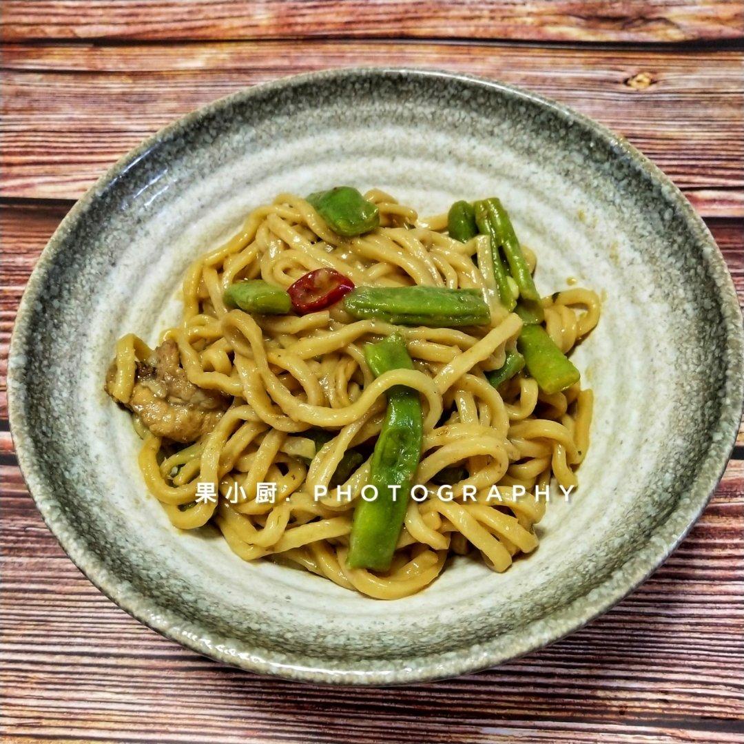 豆角焖个面