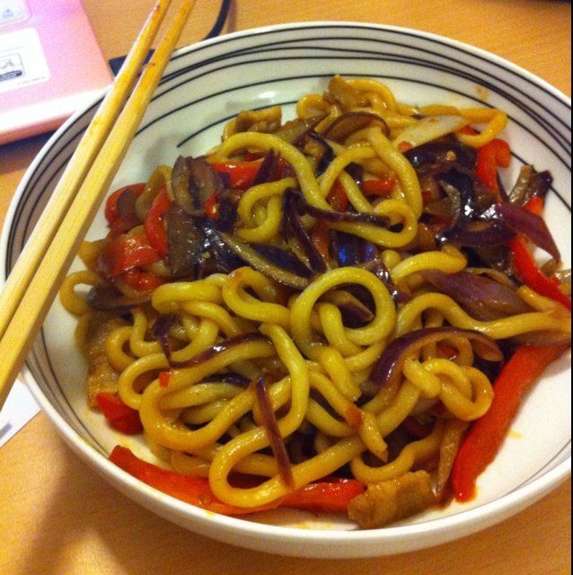 什锦炒乌冬面