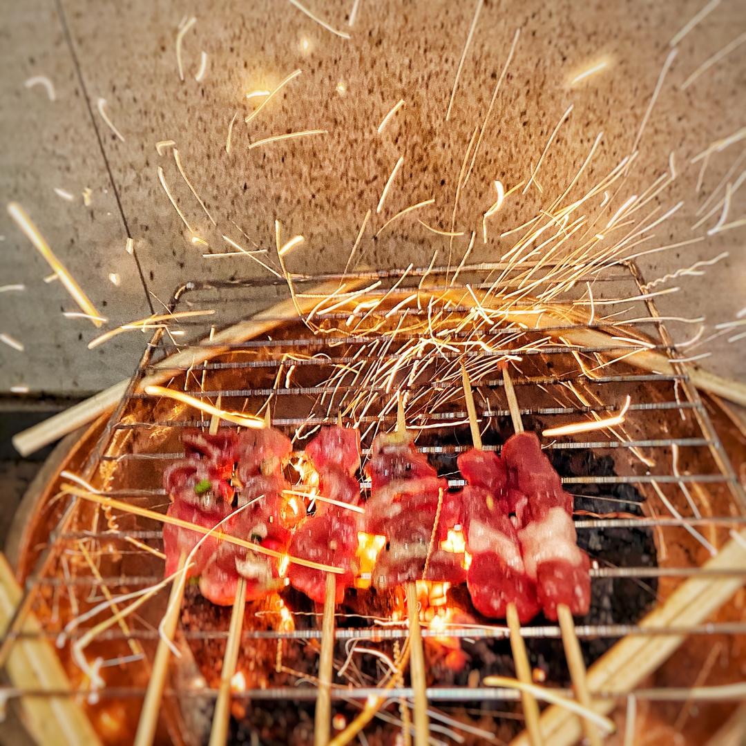烤羊肉串儿🔥（烤箱版）（炭烤版）