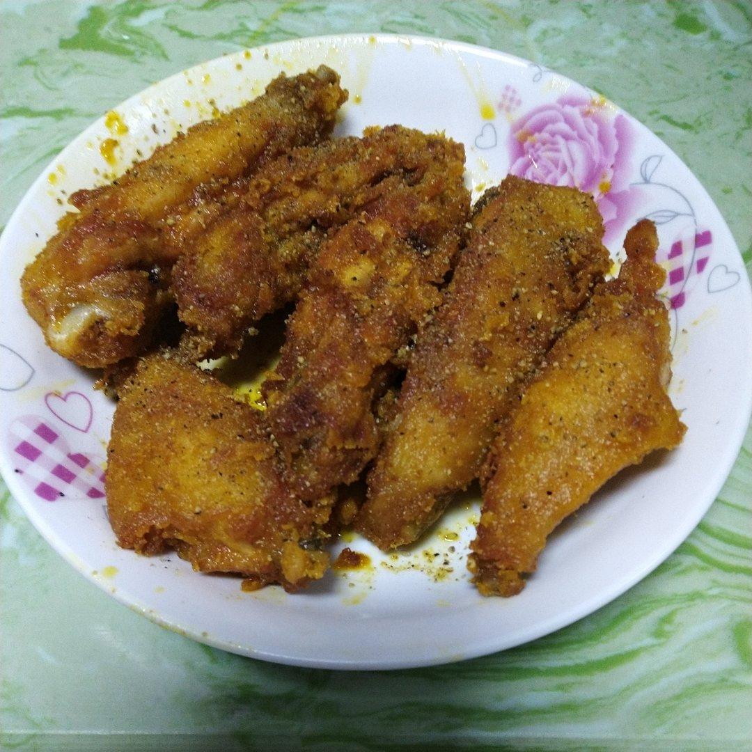 椒盐脆皮鸡翅