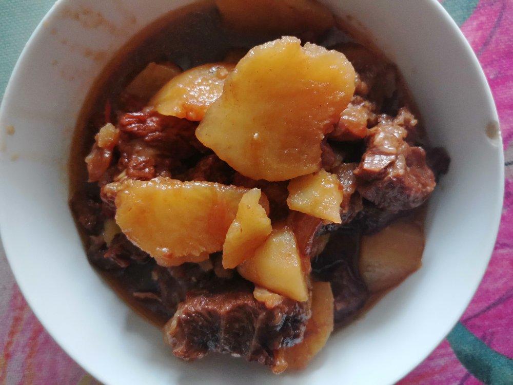 淘小余做的土豆炖牛肉高压锅版