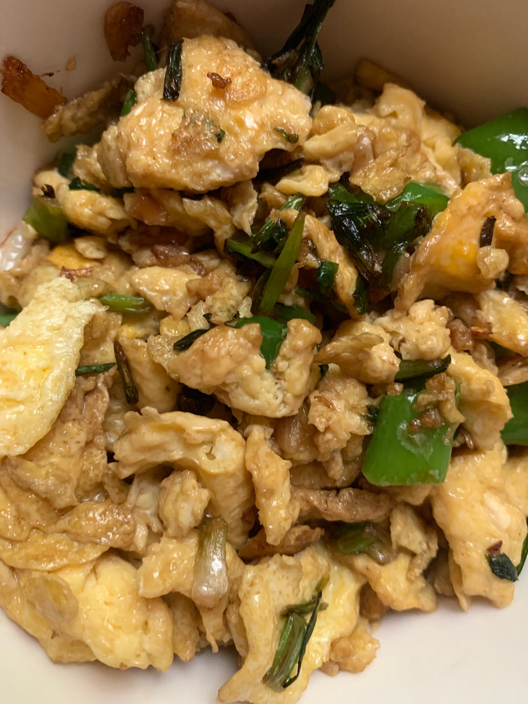 下饭夹馍都好吃的线椒炒鸡蛋