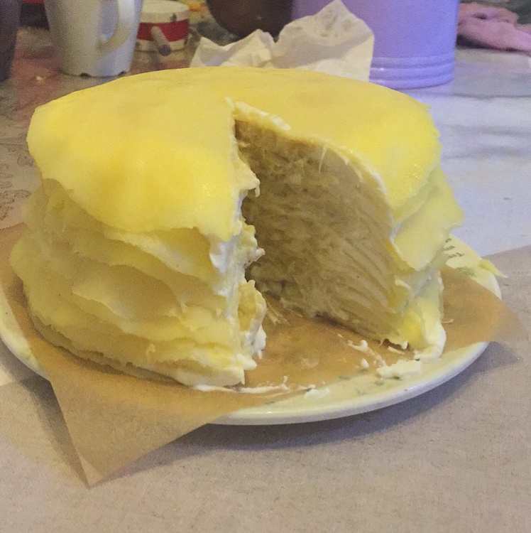 千层蛋糕（面糊不结块搅拌法+抹茶粉无颗粒）