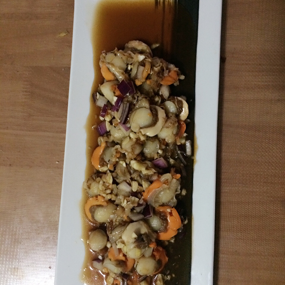 白灼海螺