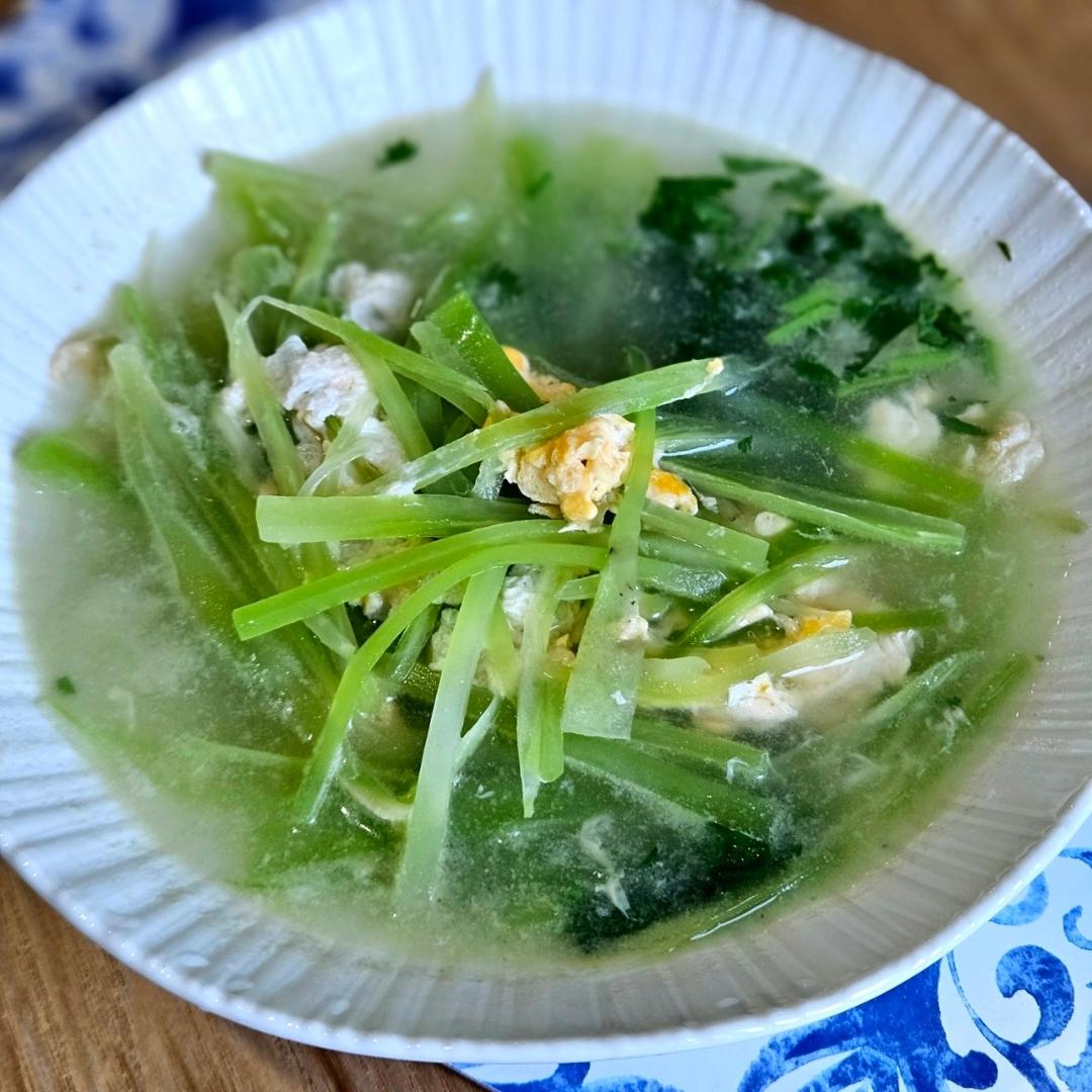 莴苣蛋汤