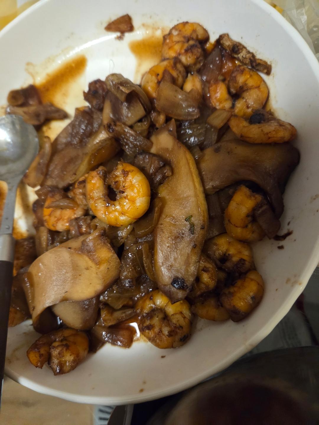 杏鲍菇炒虾仁🍤