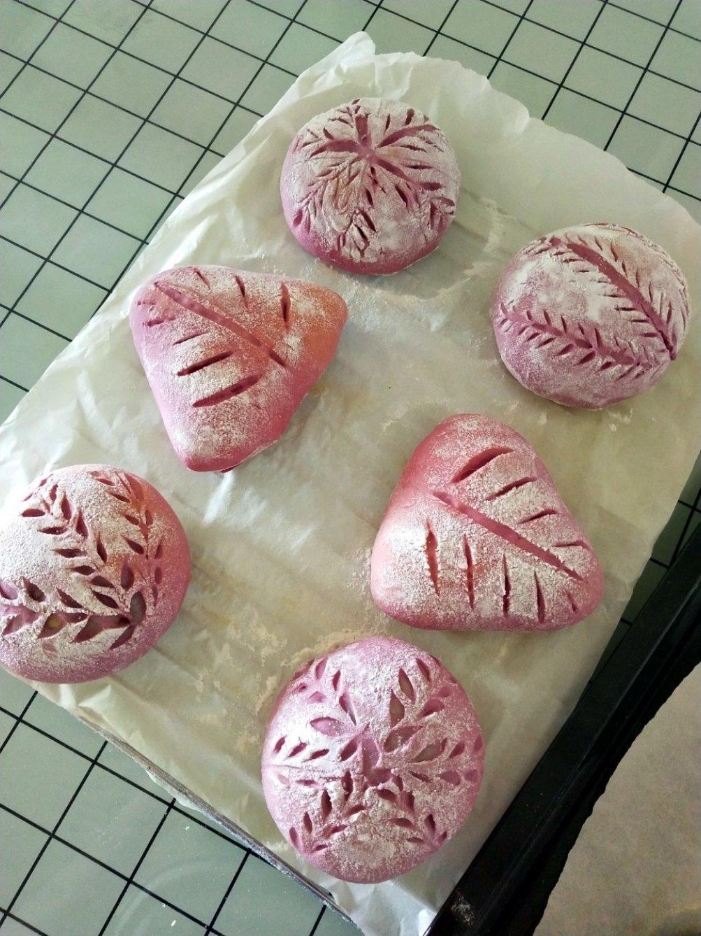 无糖无油红丝绒蔓越莓坚果乳酪/红豆肉松全麦欧包