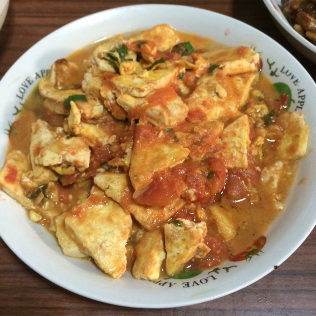 西红柿烧豆腐