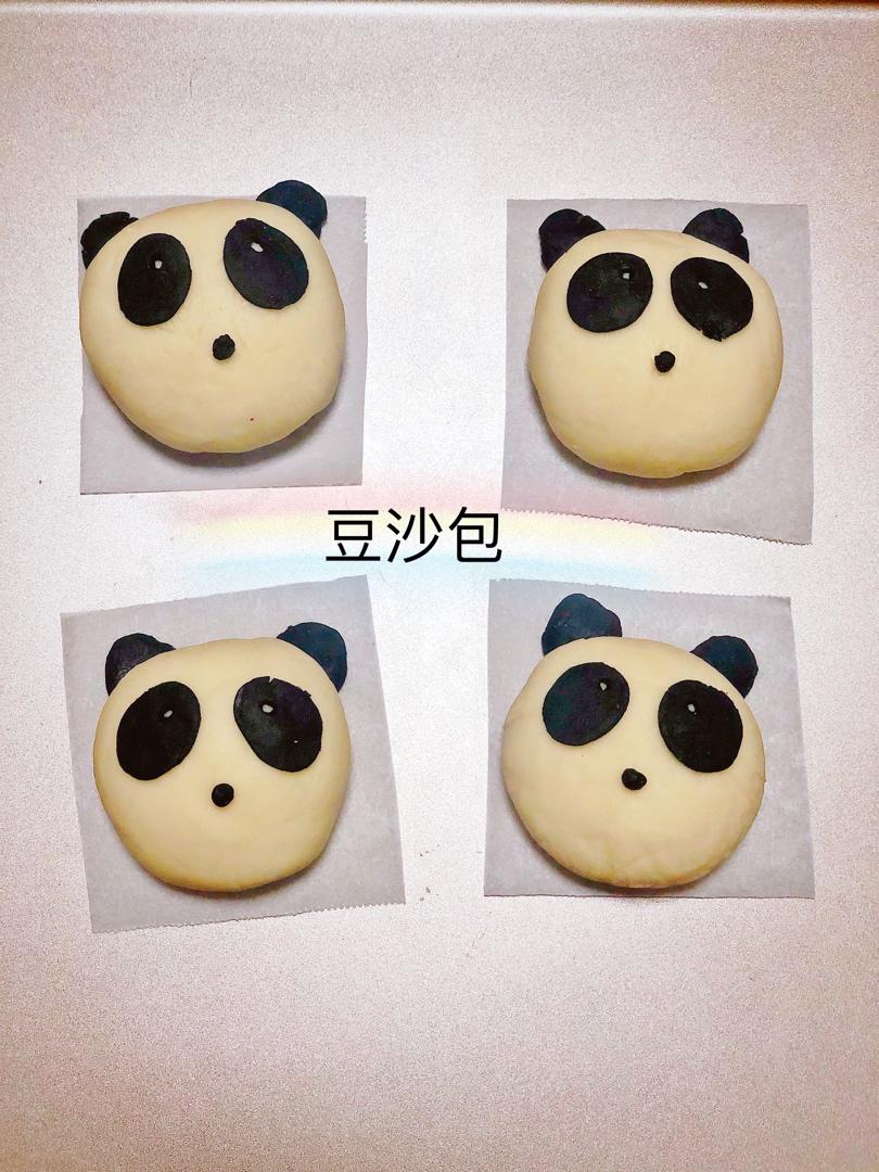 熊猫豆沙包&紫薯包