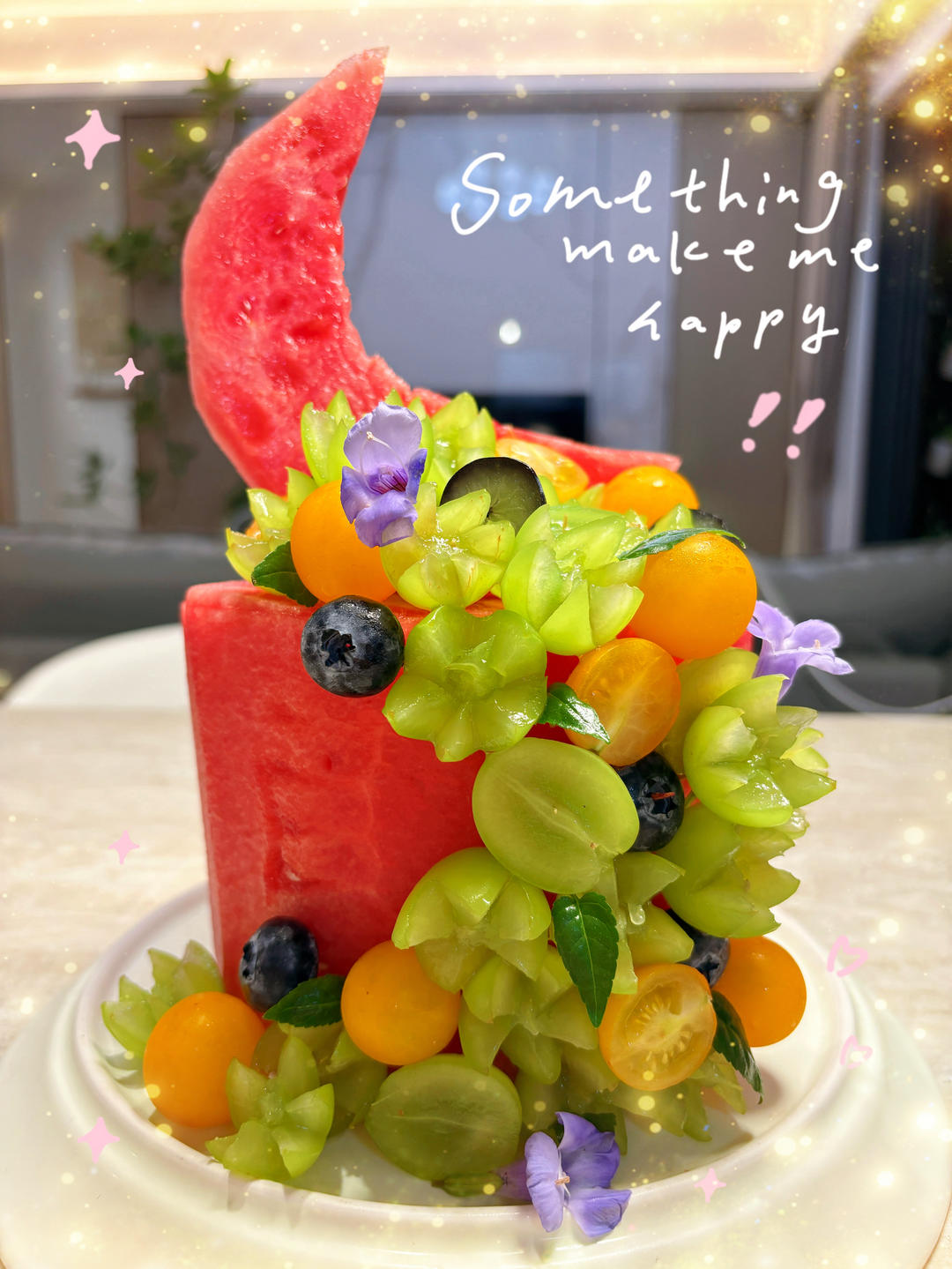 “没蛋没糕”的🍉西瓜水果“蛋糕”教程