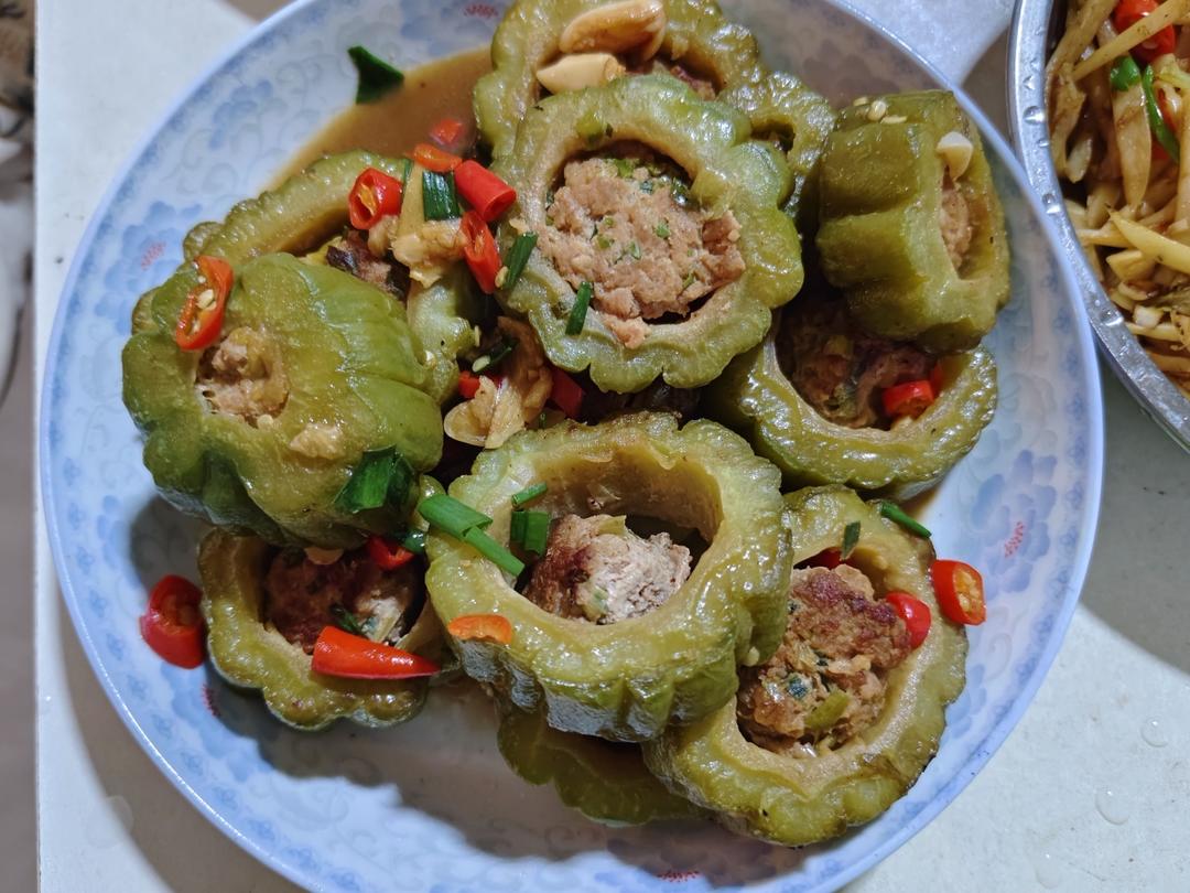 香煎酿苦瓜