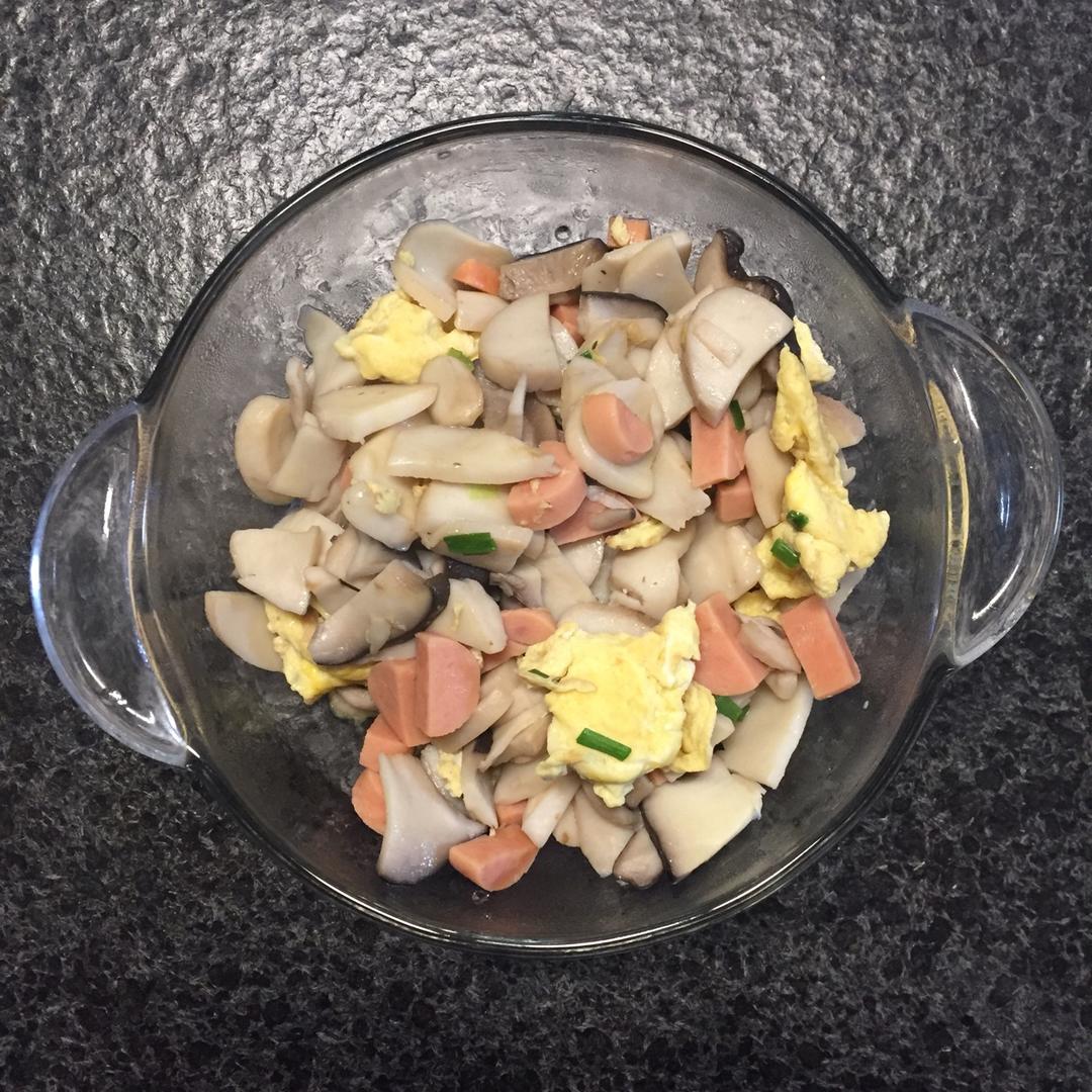 爸爸的大葱蘑菇炒蛋