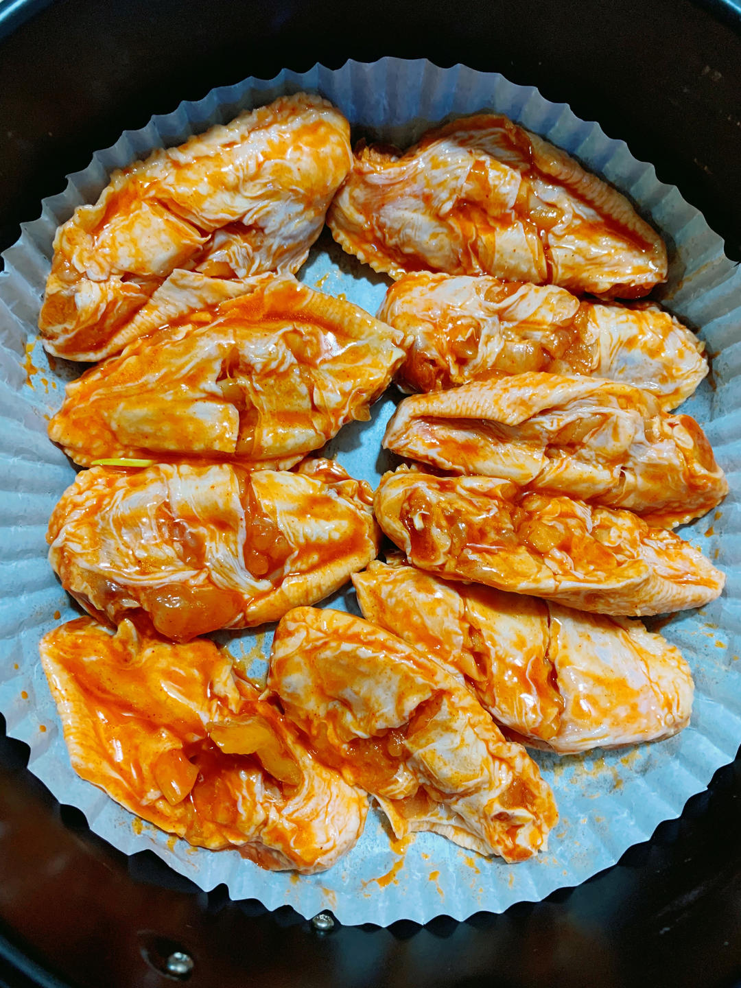 无油！空气炸锅烤鸡翅