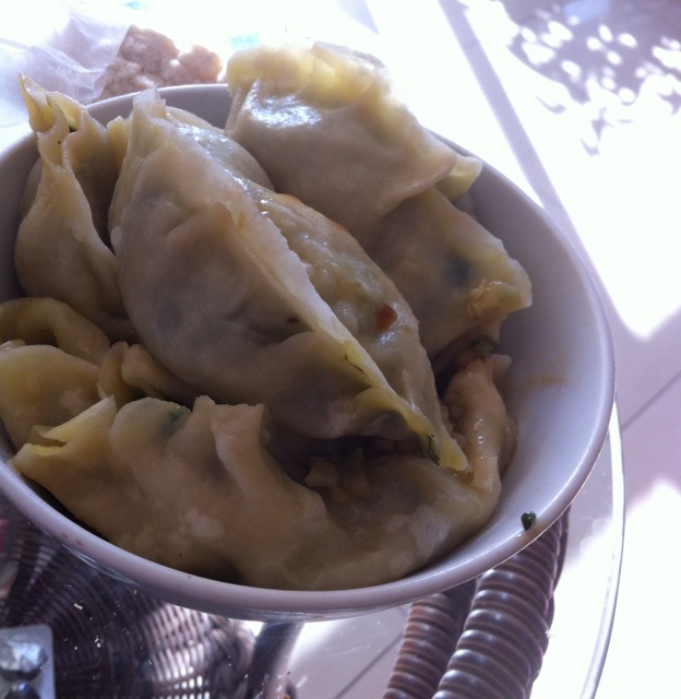 【三鲜馅素蒸饺】