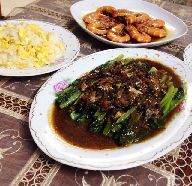 豆豉鲮鱼油麦菜