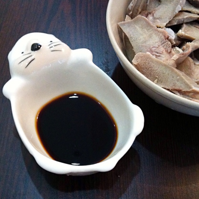 林氏私房菜----白灼猪舌头