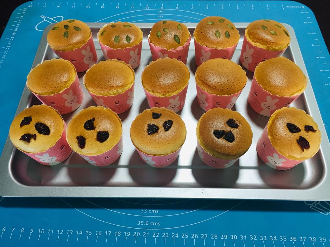 北海道纸杯蛋糕|不爆面不塌腰不皱皮