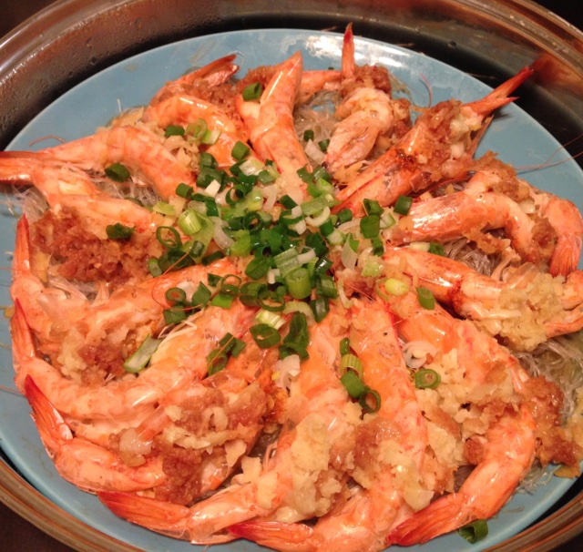 蒜蓉粉丝蒸虾