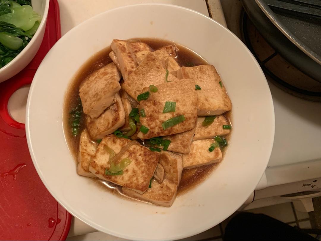 葱烧嫩豆腐